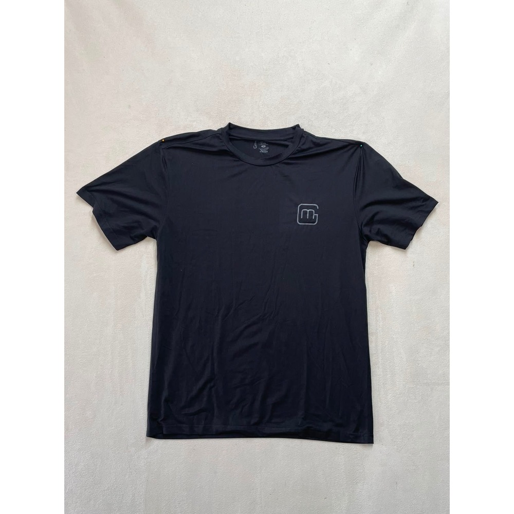 Gman Sport Mens Black Performance T-Shirt Moisture Wicking Gym Top Medium